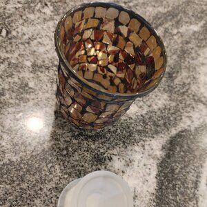 Glass Candle Holders / for Christmas, Birthdays, Halloween, Valentine's, etc.